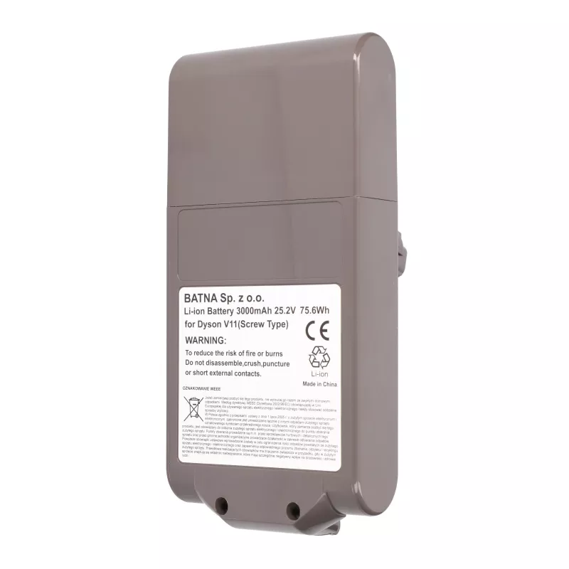 Baterija Dyson dulkių siurbliui V11 Screw 25,2V 3000mAh