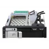 DeLOCK 5,25 colio mobilus diskų dėklas, skirtas 1 x 2,5 colio + 1 x 3,5 colio SATA HDD, su 2 x USB 3.0 prievadais (47209)