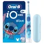 Oral-B iO Kids Disney Stitch elektrinis dantų šepetėlis su kelioniniu dėklu, 6+ metams, įkraunamas, 1 antgalis, 3 režimai