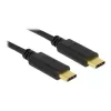 USB laidas DeLOCK 83868 USB 2.0 4 m USB-C juodas
