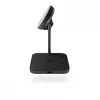 ZENS ZEAPDC01/00 belaidė įkrovimo stotelė 4 viename su MagSafe ir laikrodžio įkrovikliu, 15W+5W+5W+18W USB-C, juoda