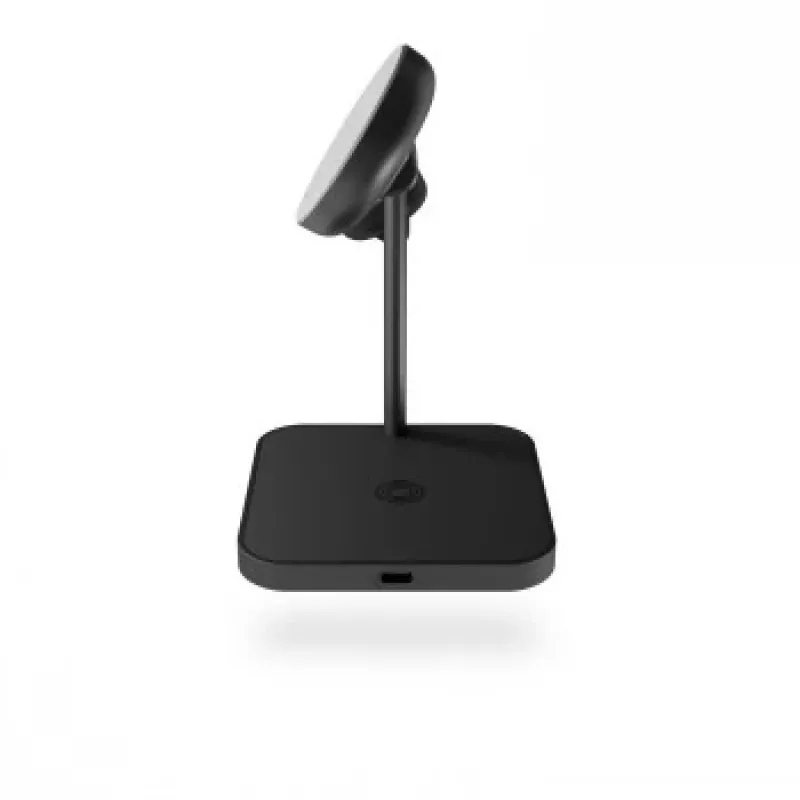 ZENS ZEAPDC01/00 belaidė įkrovimo stotelė 4 viename su MagSafe ir laikrodžio įkrovikliu, 15W+5W+5W+18W USB-C, juoda