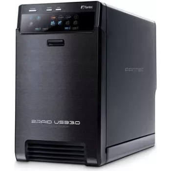 Fantec QB-X2US3R USB3.0 / 2x 3,5 inch SATA RAID korpusas (1826)