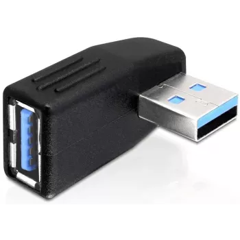 USB 3.0 adapteris 270° Delock 65342 juodas