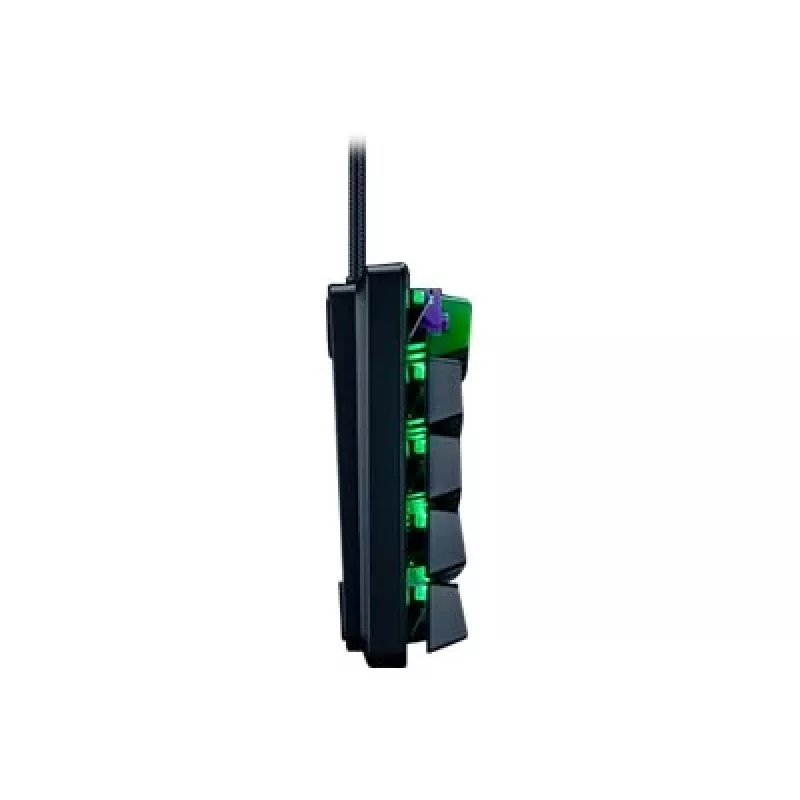 Razer Huntsman Mini 60% žaidimų klaviatūra, optomechaniniai violetiniai jungikliai, RGB LED apšvietimas, NORD išdėstymas, laidinė