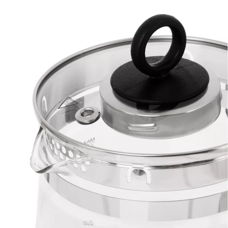 Adler virdulys AD 1299 | 2200 W | 1,5 L | Stiklinis | 360° pagrindas | Juodas