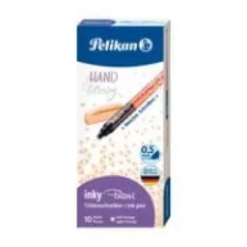 Stiklinis tušinukas Pelikan Inky 273 Oranžinis 10 vnt.