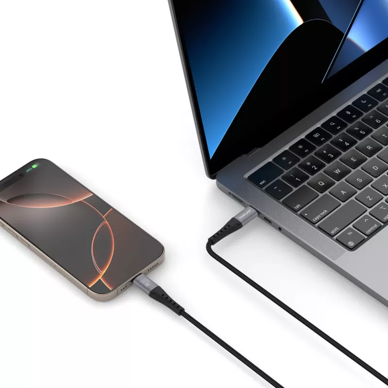 USB C laidas 4smarts 541454 1,5 m juodas