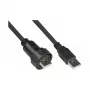Good Connections Industrie-Plug S4 USB 2.0 A-A 1m laidas