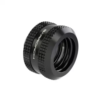 Barrow Hardtube Fitting 16 mm G1/4 colio tiesus juodas kompresinis jungtis kietam vamzdeliui