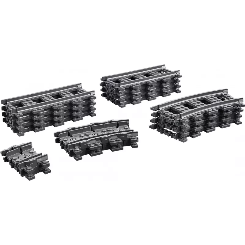 LEGO City Rails 60205 Keleivinis traukinys ir lankstūs bėgiai