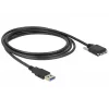 USB laidas DeLOCK 83599 USB 3.2 Gen 1 3m USB A Micro-USB B juodas