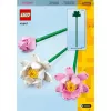 LEGO 40647 Lotosų gėlės — Botaninė kolekcija modulinis modelis, 220 detalių, aukštis 300 mm, amžius 8+