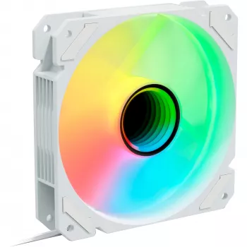 Ventiliatorius SHARKOON SHARK Mirror RGB PWM 120mm Baltas
