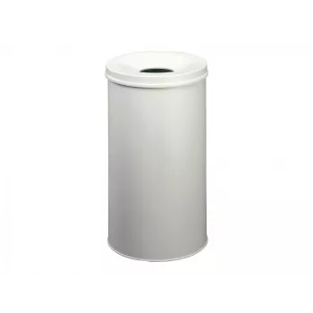 Durable 330710 šiukšliadėžė plieninė 60L apvali pilka