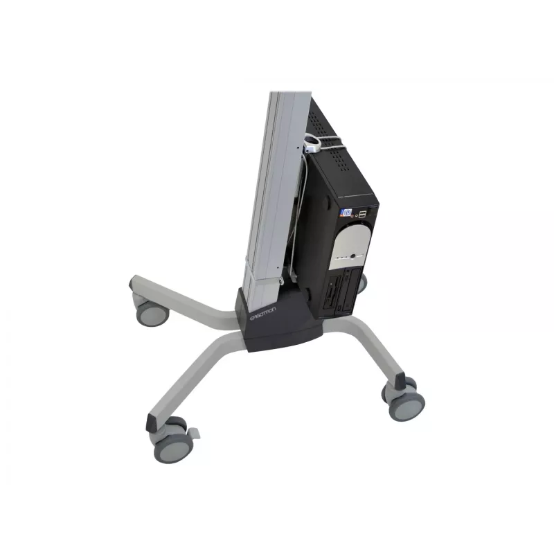 Ergotron Universal CPU Holder – universalus laikiklis kompiuterio korpusui po stalu