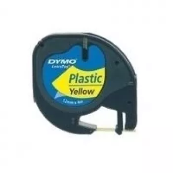 DYMO 12mm LetraTAG plastikinė etikečių juosta