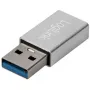 LogiLink AU0056 USB 3.2 Gen 1 adapteris USB Type-C moteriškas sidabrinis