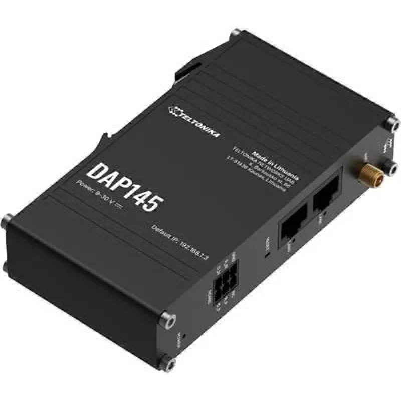 Prieigos taškas TELTONIKA DAP145 Wi‑Fi 4 300 Mbit/s 2 antenos DIN bėgelis