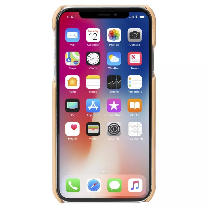 Krusell Sunne dėklas Apple iPhone XS — vintage nude
