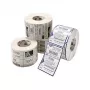 Lipdukai Zebra 8000T White (balti, poliesteris, 3269 vnt. ritinyje)