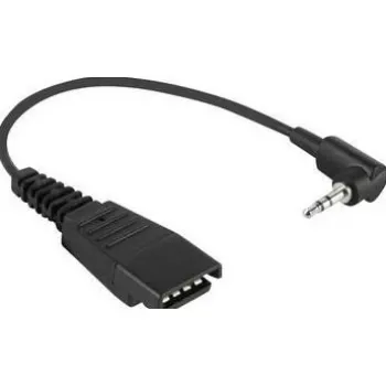 Jabra 8800-00-69 laidas ausinėms, QD į 3,5 mm kištuką, juodas