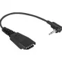 Jabra 8800-00-69 laidas ausinėms, QD į 3,5 mm kištuką, juodas