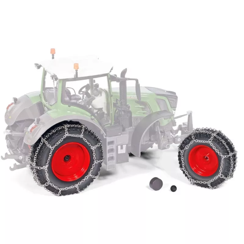 Viking Fendt 828 atsarginiai ratai su grandinėmis modeliui