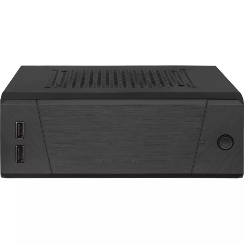 SilverStone MILO ML10 - USFF - Mini-ITX korpusas - be maitinimo šaltinio - Juodas - USB/Audio (SST-ML10B)