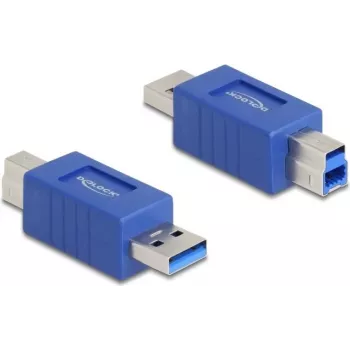 DeLOCK 67213 Keitiklis USB Type-A į USB Type-B Mėlynas