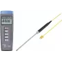 VOLTCRAFT K101 + TP 208 temperatūros matavimo prietaisas -200 iki +1370 °C K tipo zondas