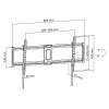 Sieninis TV laikiklis SBOX PLB-5948T-2, 43–90 colių, 70 kg, VESA iki 800×400