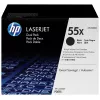 HP 55X 2 vnt. didelės talpos juodi originalūs lazeriniai kasečiai LaserJet