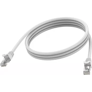 Tinklo laidas Vision TC 1MCAT6A 1 m Cat6a U/UTP Baltas