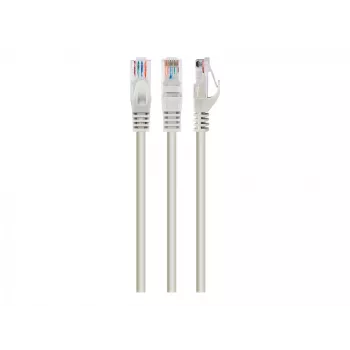 Tinklo kabelis Gembird Cat6 RJ-45 1 m, U/UTP, 24 AWG, pilkas