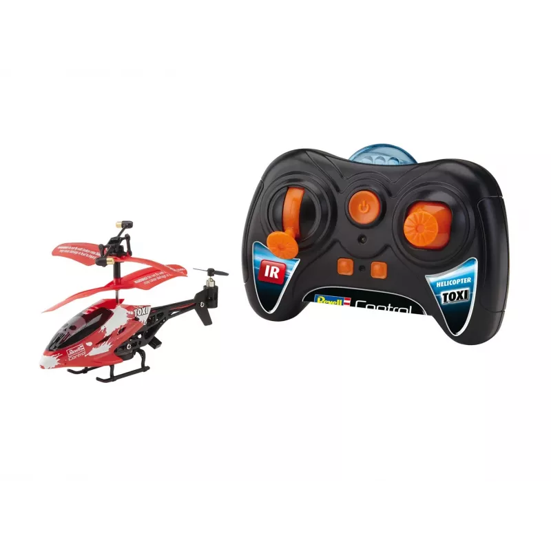 Sraigtasparnis RC Revell TOXI su elektriniu varikliu, LiPo 75 mAh, 15 g, baltas/raudonas/juodas