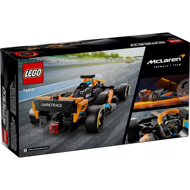 LEGO Speed Champions McLaren Formulė 1 Automobilis 2023 Modelis 76919 rinkinys