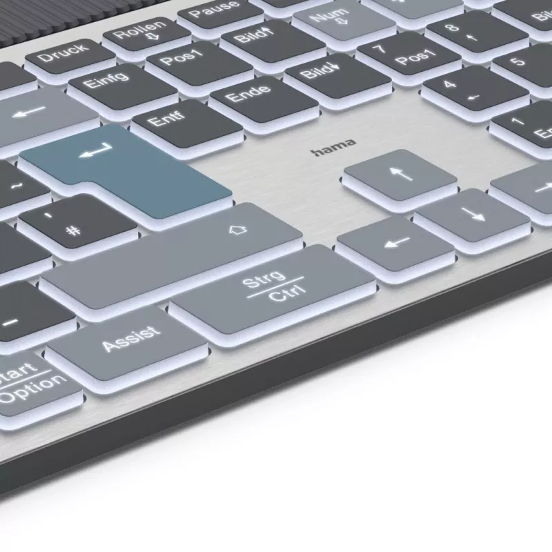 Belaidė klaviatūra Hama WK-750 Multi-Device juoda