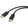 Renkforce DisplayPort jungiamasis laidas, DisplayPort kištukas – DisplayPort kištukas, 2,00 m, juodas RF-5245268, DisplayPort 1.2