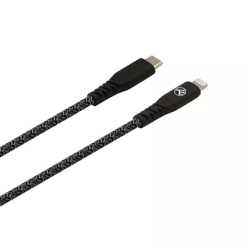 Duomenų kabelis Tellur Type-C į Lightning 3A PD60W 1m – juodas