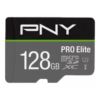 MicroSDXC atminties kortelė PNY PRO Elite 128GB UHS-I, modelis P-SDU128V31100PRO-GE
