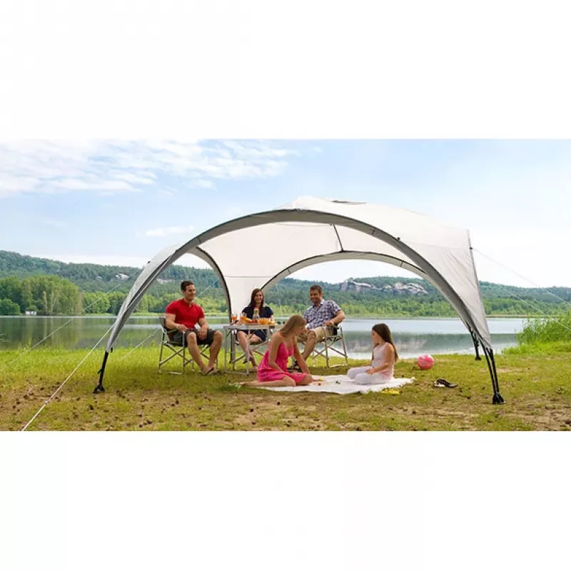 Paviljonas renginiams COLEMAN, 4,5 x 4,5 m (šviesiai pilka/pilka)