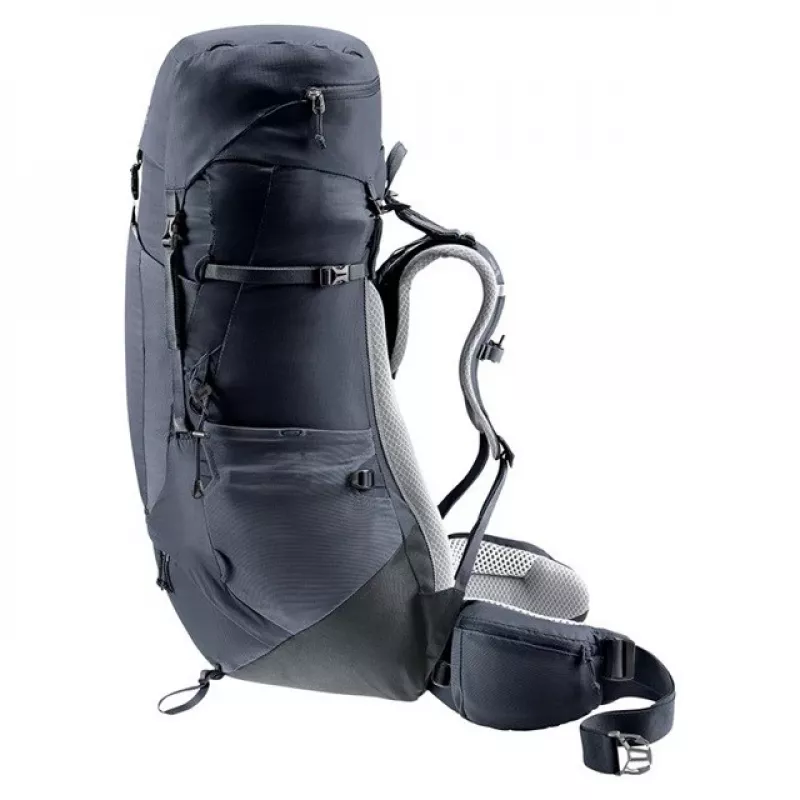 Deuter Aircontact Lite 45+10 SL moteriška žygiavimo kuprinė Juoda