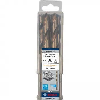 Gręžtų komplektas Bosch HSS Cobalt 2608585905 5 vnt.