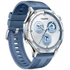 Išmanusis laikrodis HUAWEI WATCH GT5 46mm – 1,43 colio AMOLED ekranas, GPS, 524 mAh baterija, nerūdijančio plieno korpusas, mėlyna austa juosta