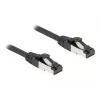 Tinklo kabelis DeLOCK 80566 RJ-45 Cat8.1 0,25 m Juodas