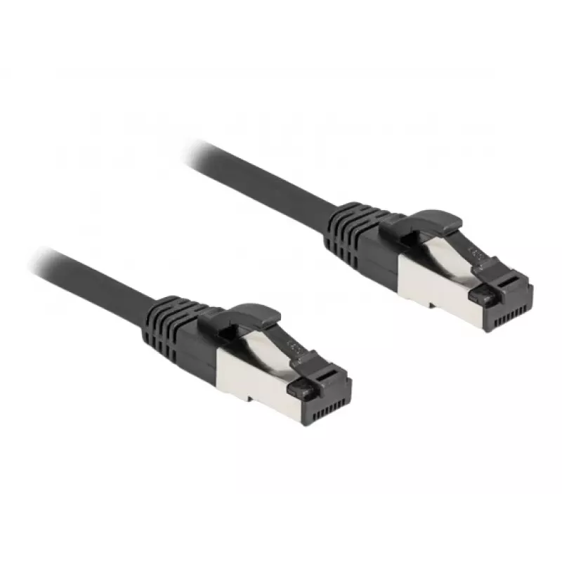 Tinklo kabelis DeLOCK 80566 RJ-45 Cat8.1 0,25 m Juodas