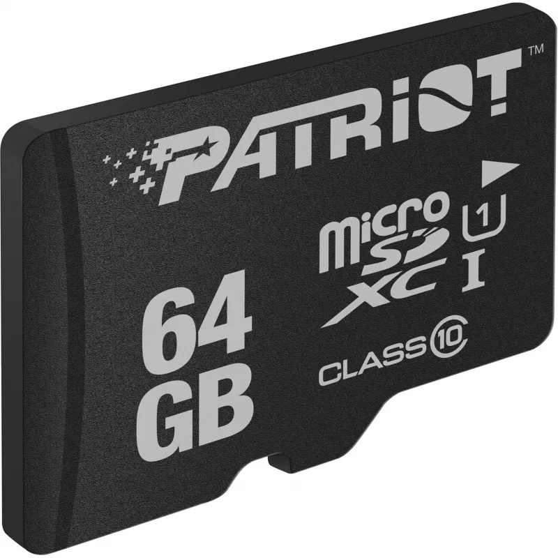 Atminties kortelė PATRIOT MicroSDXC 64GB UHS-I Class 10 U1 80MB/s (PSF64GMDC10)