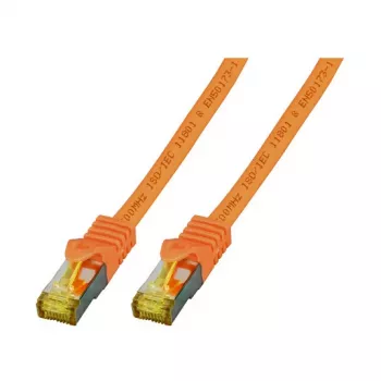EFB-Elektronik RJ45 jungiamasis kabelis Cat.6A S/FTP LSZH Cat.7 žaliavinis oranžinis 5 m (MK7001.5O)