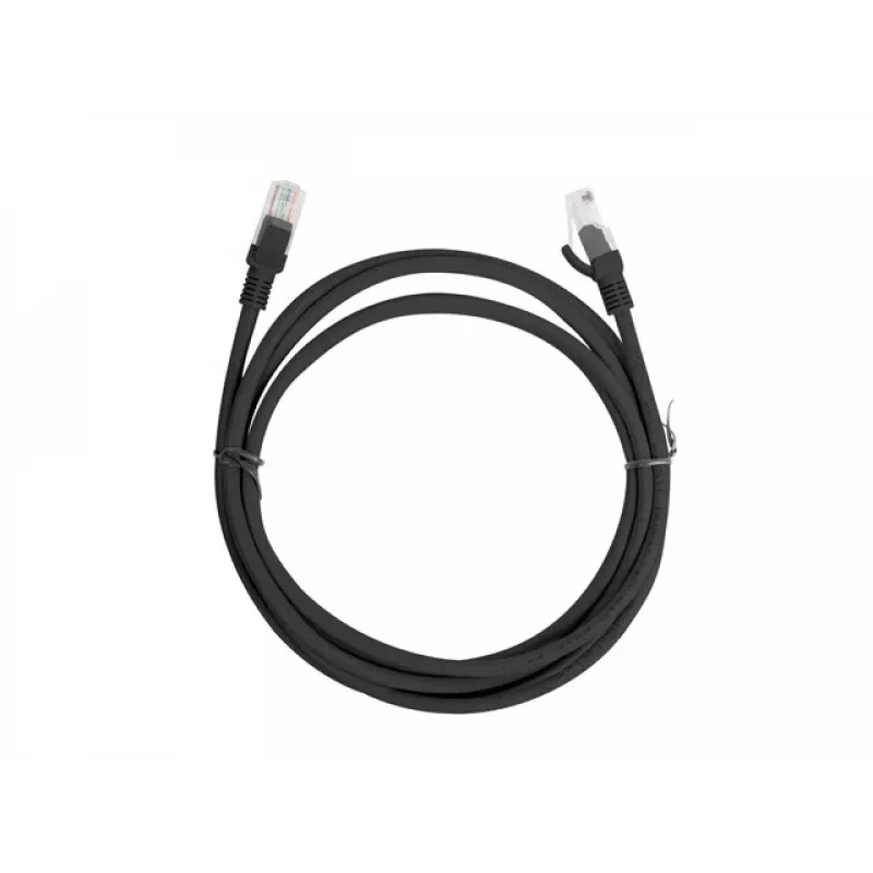 Lanberg PCU6-10CC-0200-BK Cat.6 U/UTP tinklo kabelis, 2 m, juodas